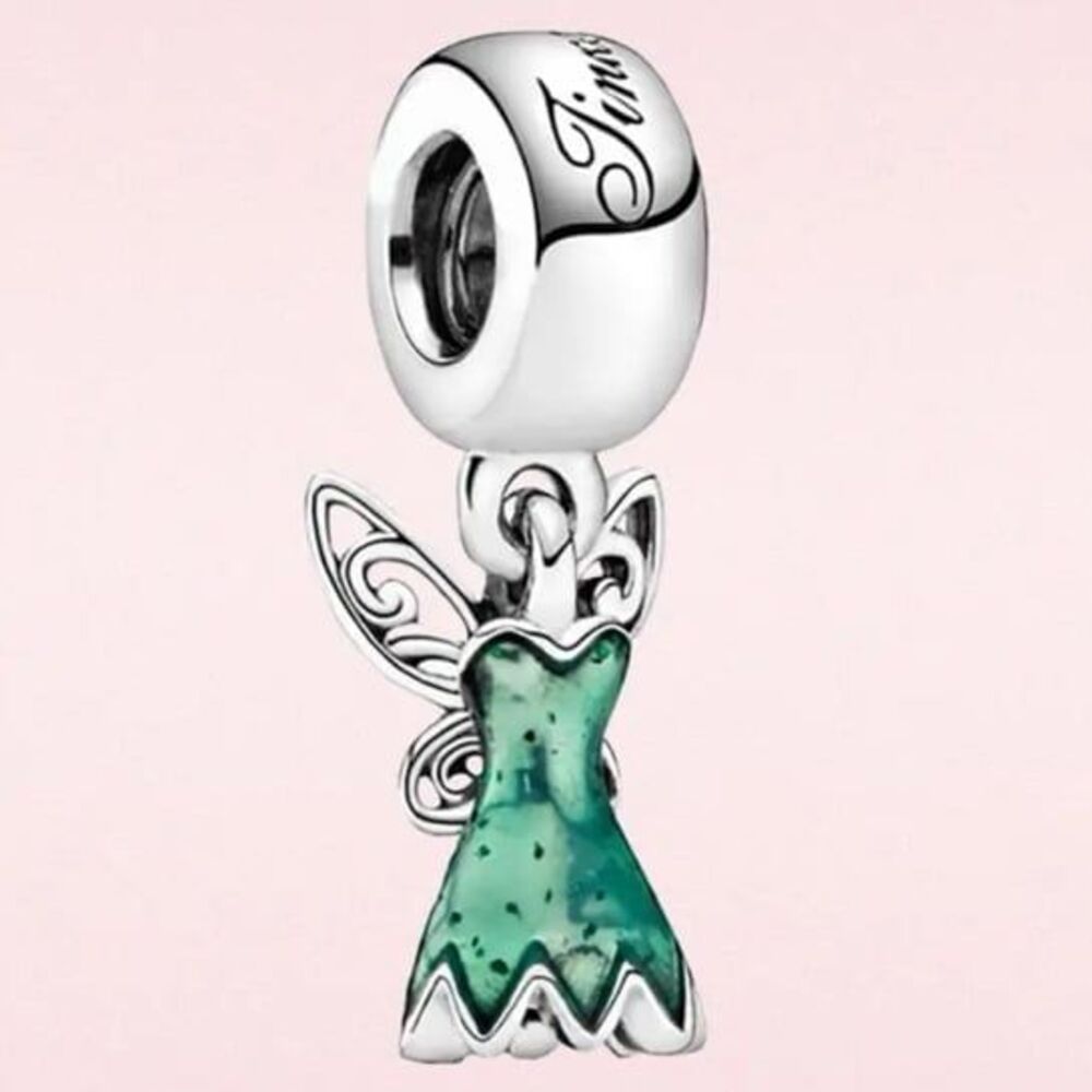 NWOT Tinker Bell Disney x Pandora FIT Silver Charm Dangle